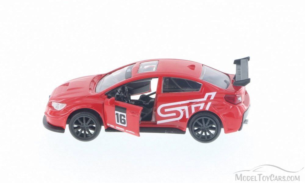 2016 Subaru WRX STI Widebody, Red - Jada 99122DP1 - 1/32 Scale Diecast Model Toy Car