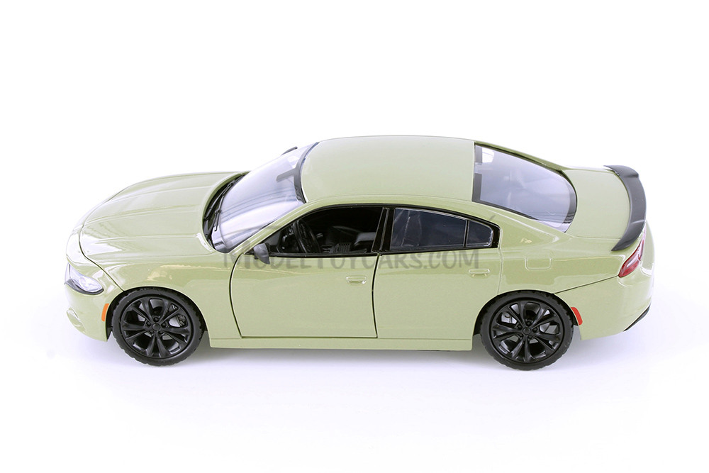 2023 Dodge Charger SXT Hardtop, Green - Showcasts 71387GN - 1/24 Scale Diecast Model Toy Car