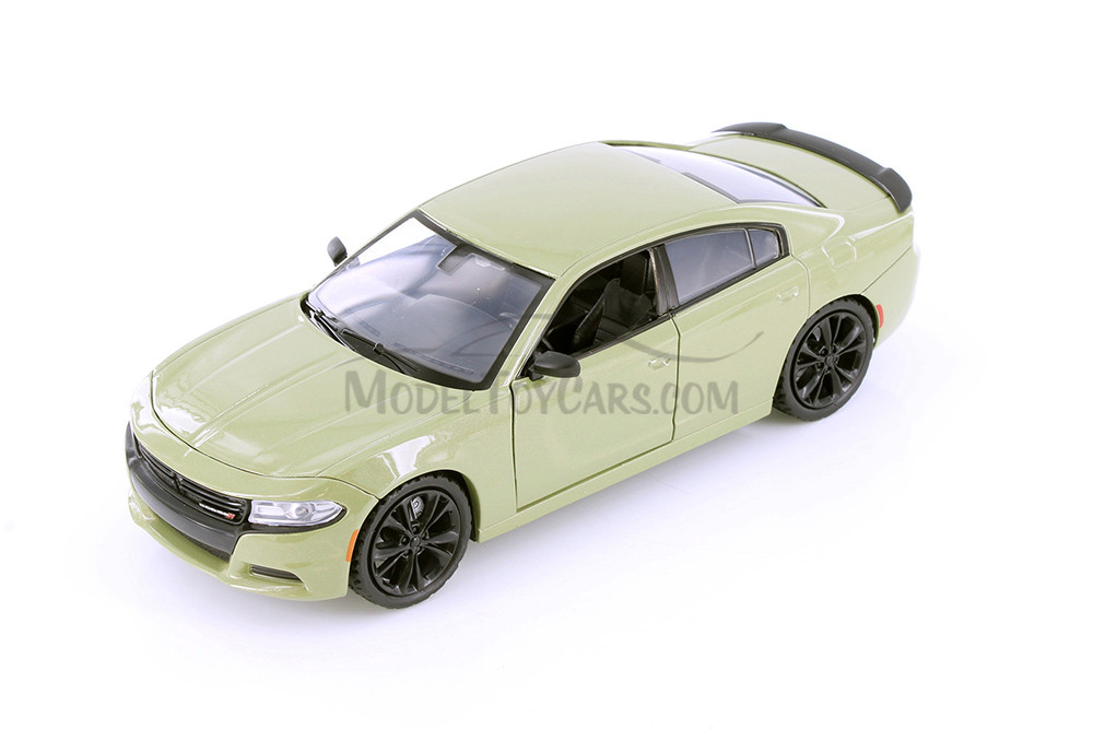 2023 Dodge Charger SXT Hardtop, Green - Showcasts 71387GN - 1/24 Scale Diecast Model Toy Car
