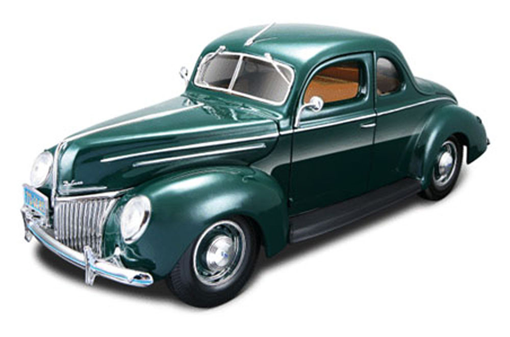 1939 Ford Deluxe, Green - Maisto Special Edition 31180 - 1/18 Scale Diecast Model Toy Car