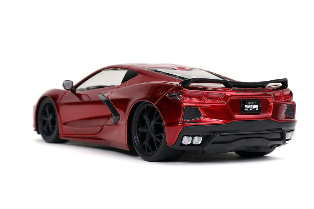 2020 Chevy Corvette Stingray, Candy Red - Jada Toys 32538/4 - 1/24 scale Diecast Model Car