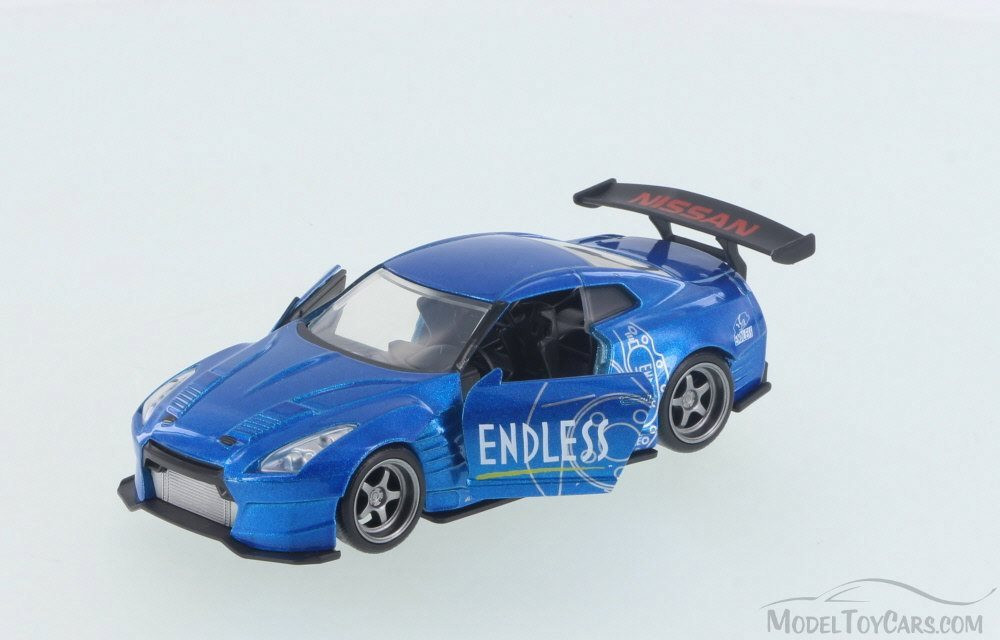 2009 Nissan Ben Sopra GT-R R35, Blue - Jada 98564DP1 - 1/32 Scale Diecast Model Toy Car