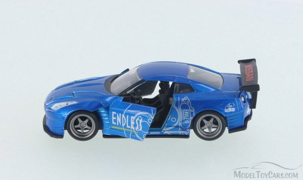 2009 Nissan Ben Sopra GT-R R35, Blue - Jada 98564DP1 - 1/32 Scale Diecast Model Toy Car