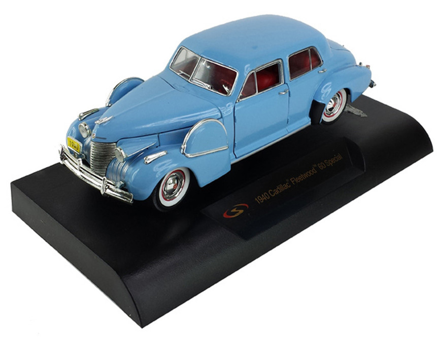 1940 Cadillac Fleetwood 60 Special, Blue - Signature Models 32361