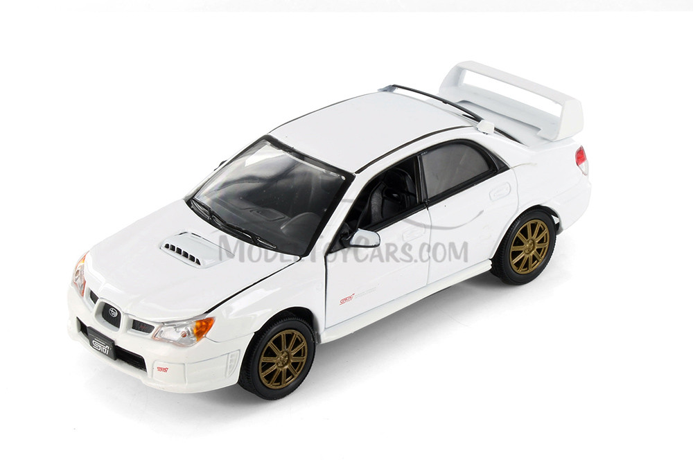 Subaru Impreza WRX STI Hardtop, White - Showcasts 77330WT - 1/24 Scale Diecast Model Toy Car
