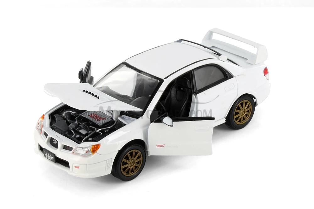Subaru Impreza WRX STI Hardtop, White - Showcasts 77330WT - 1/24 Scale Diecast Model Toy Car
