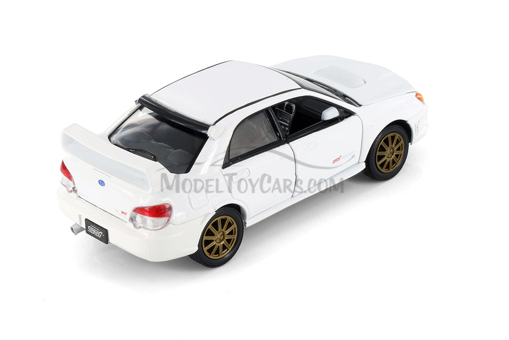 Subaru Impreza WRX STI Hardtop, White - Showcasts 77330WT - 1/24 Scale Diecast Model Toy Car