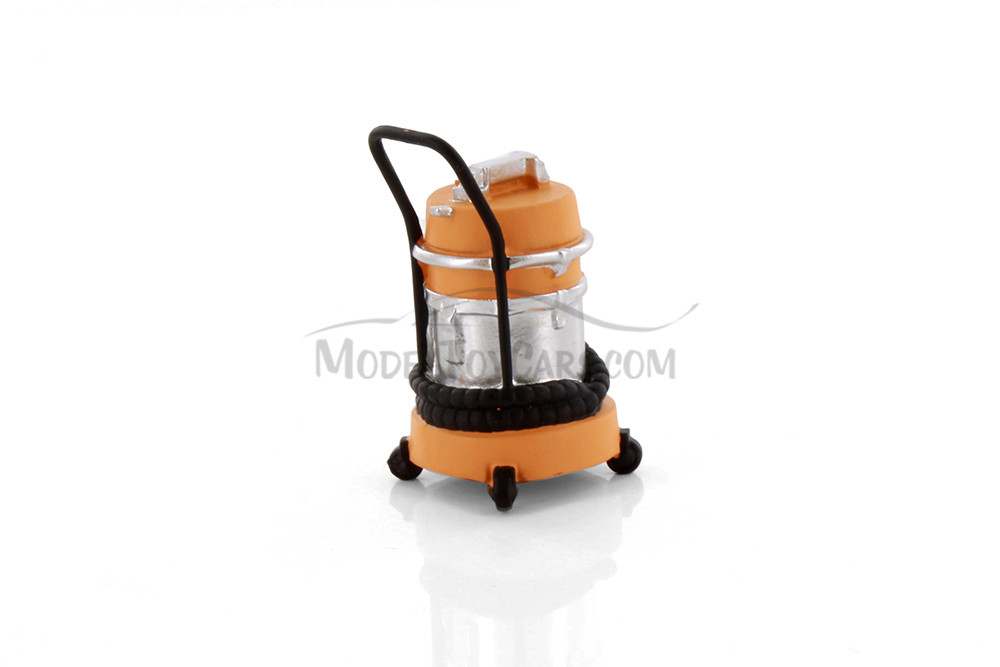 Detail Masters Figure 6 - Wet/Dry Vac, Chrome/ Orange - Showcasts AD-18606 - 1/18 Scale Diorama Figurine