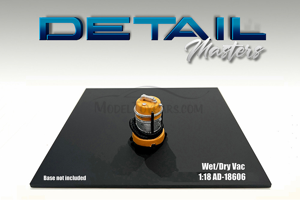Detail Masters Figure 6 - Wet/Dry Vac, Chrome/ Orange - Showcasts AD-18606 - 1/18 Scale Diorama Figurine