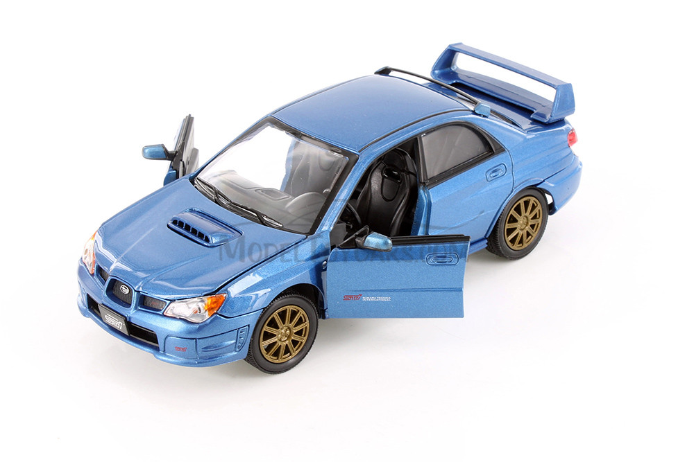 Subaru Impreza WRX STI Hardtop, Blue - Showcasts 77330BU - 1/24