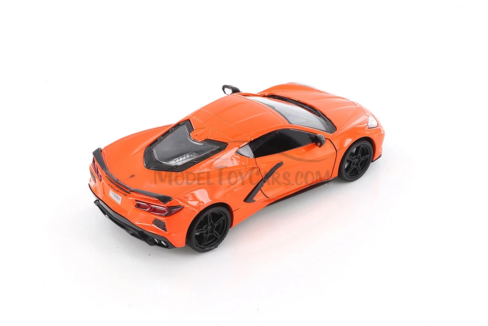 2020 Chevy Corvette C8 Stingray Hardtop, Asstd. - Showcasts 71360D - Set of 4 1/24 Scale Model Cars