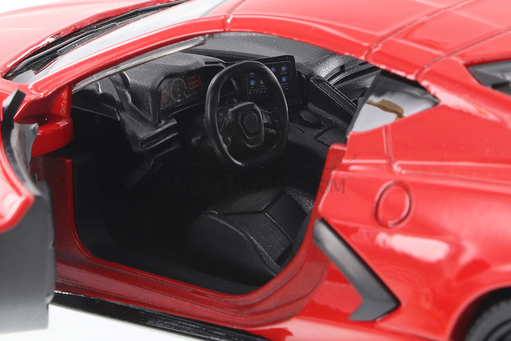 2020 Chevy Corvette C8 Stingray Hardtop, Asstd. - Showcasts 71360D - Set of 4 1/24 Scale Model Cars