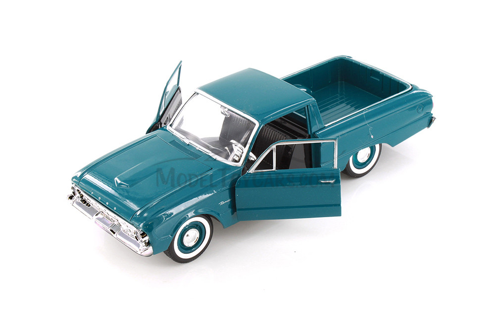 1960 Ford Ranchero, Green - Showcasts 77321D - Set of 4 1/24 Scale Diecast Model Toy Cars