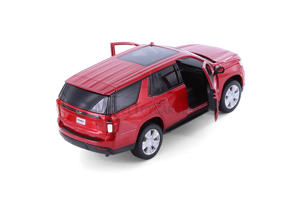 2021 Chevy Tahoe, Red - Showcasts 37533 - 1/26 Scale Diecast Model Toy Car (1 Car, No Box)