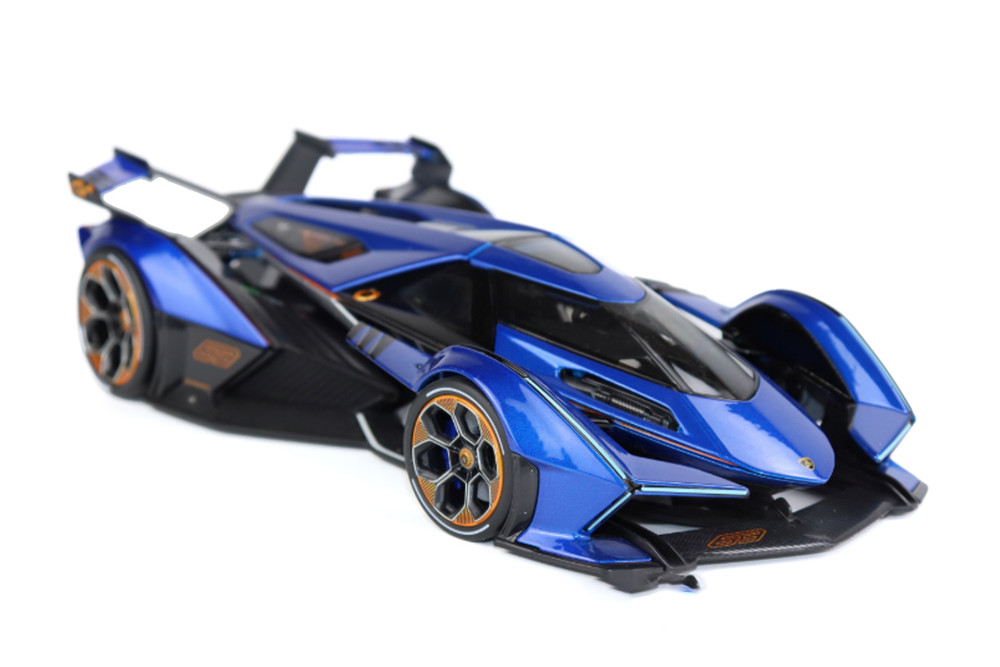 Lamborghini V12 Vision Gran Turismo, Blue - Maisto 31454BU - 1/18 Scale Diecast Model Toy Car