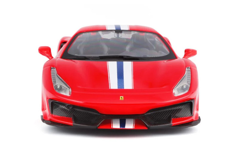Ferrari 488 Pista, Red - Bburago 26026R - 1/24 Scale Diecast Model