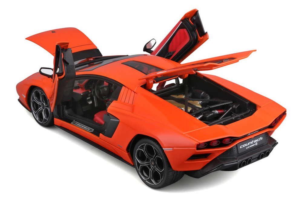 Lamborghini Countach LPI 800-4 Hardtop, Orange - Maisto 31459OR - 1/18 Scale Diecast Model Toy Car