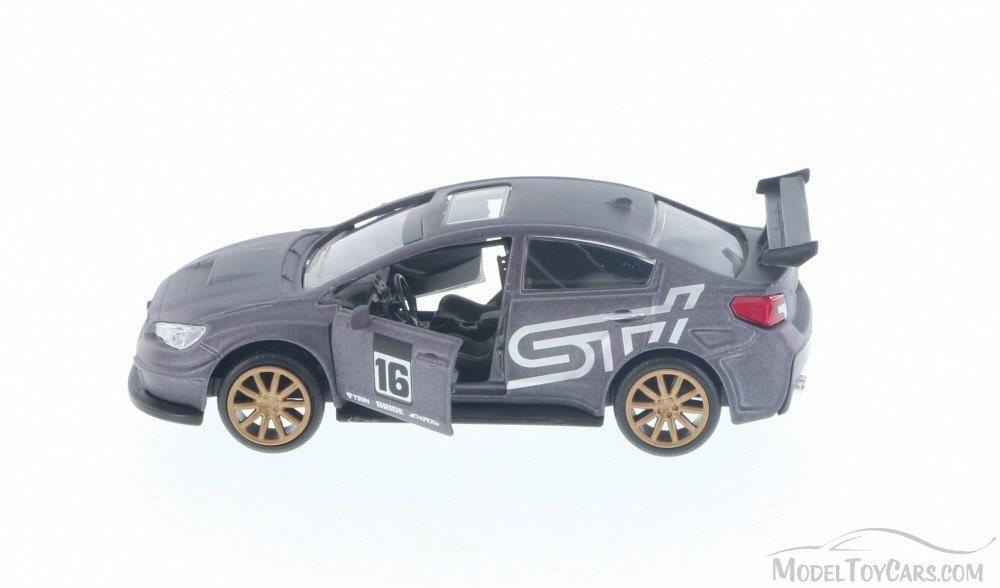 2016 Subaru WRX STI Widebody, Charcoal Black - Jada 99122DP1 - 1/32 Scale Diecast Model Toy Car