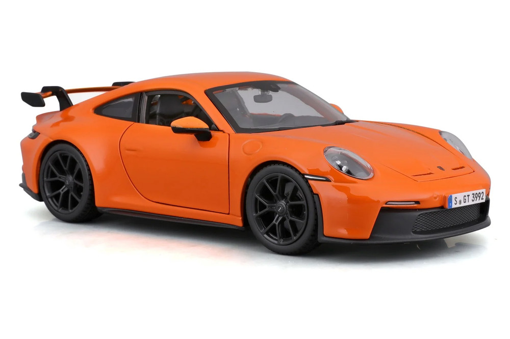 Porsche 911 GT3, Orange - Bburago 21104OR - 1/24 Scale Diecast Model Toy Car