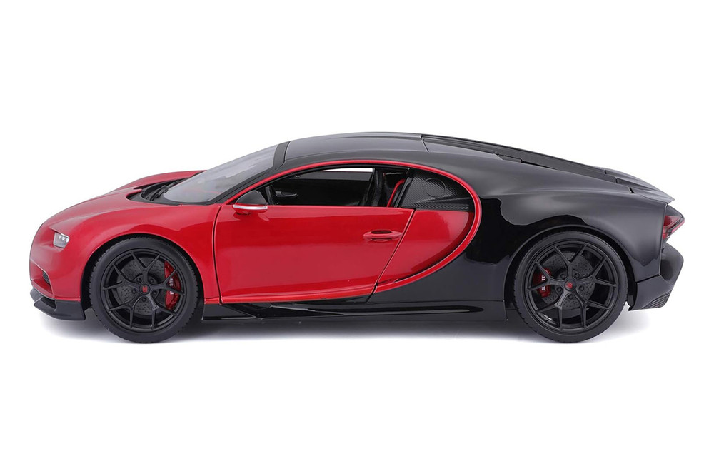 2019 Bugatti Chiron Sport #16, Red /Black - Bburago 11044R - 1/18 Scale Diecast Model Toy Car