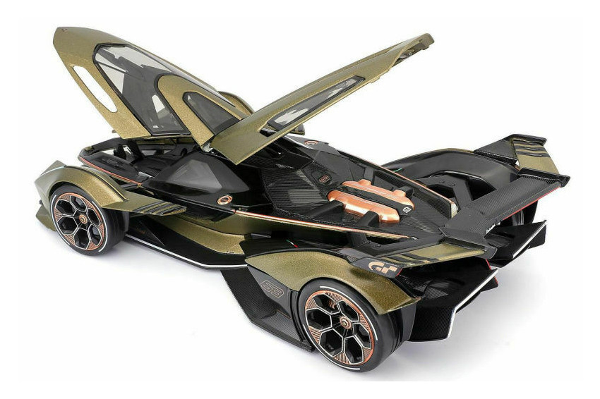 Lamborghini V12 Vision Gran Turismo, Green - Maisto 31454GN - 1/18 Scale Diecast Model Toy Car