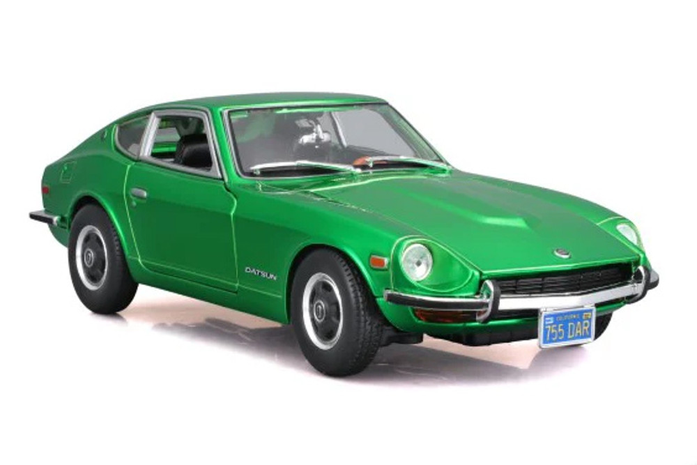 1971 Datsun 2400z Hardtop, Green - Maisto 31170GN - 1/18 Scale Diecast Model Toy Car