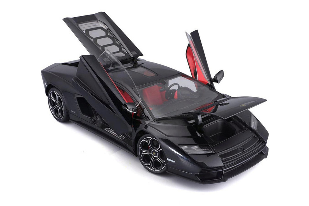 Lamborghini Countach LPI 800-4 Hardtop, Black - Maisto 31459BK - 1/18 Scale Diecast Model Toy Car
