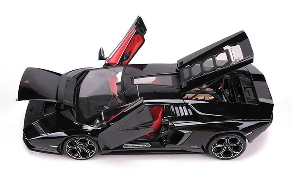 Lamborghini Countach LPI 800-4 Hardtop, Black - Maisto 31459BK - 1/18 Scale Diecast Model Toy Car