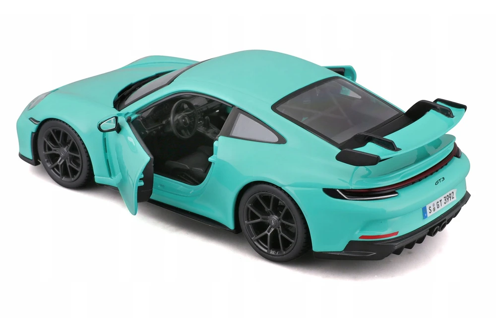 Porsche 911 GT3, Green - Bburago 21104GN - 1/24 Scale Diecast Model Toy Car