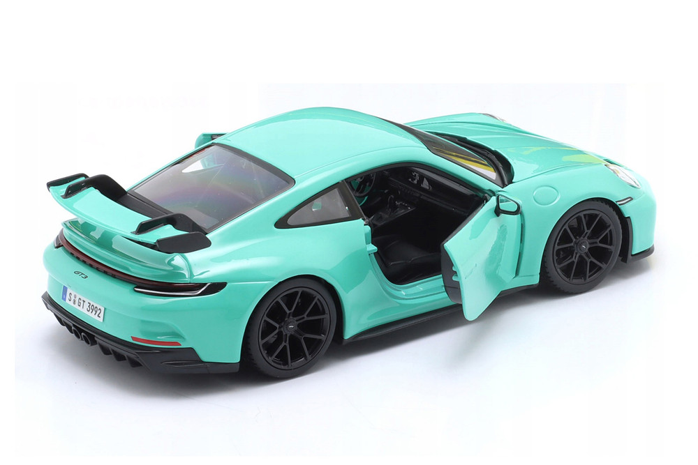 Porsche 911 GT3, Green - Bburago 21104GN - 1/24 Scale Diecast Model Toy Car