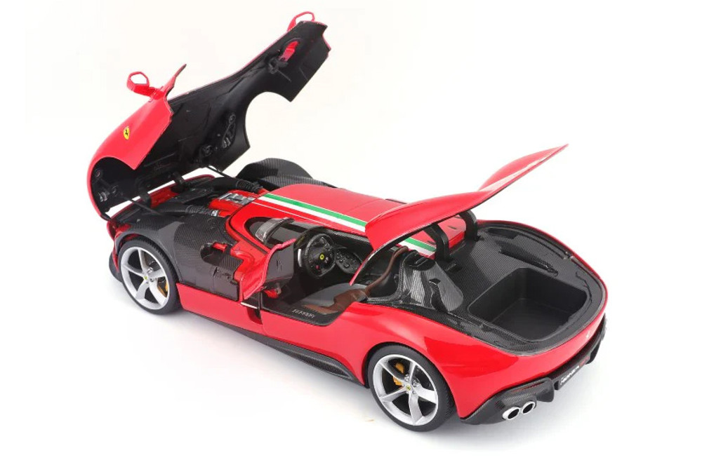 Ferrari Monza SP1, Red - Bburago 16909R - 1/18 Scale Diecast Model Toy Car