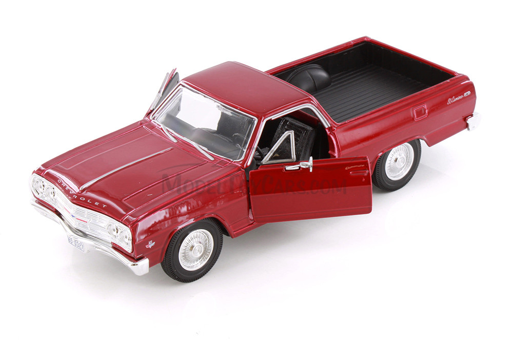 1965 Chevy El Camino Hard top, Red - Showcasts 37977 - 1/24 Scale Diecast Model Toy Car