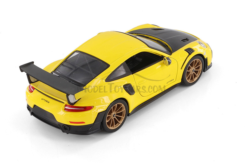 2018 Porsche 911 GT2 RS Hardtop, Yellow - Showcasts 37523 - 1/24