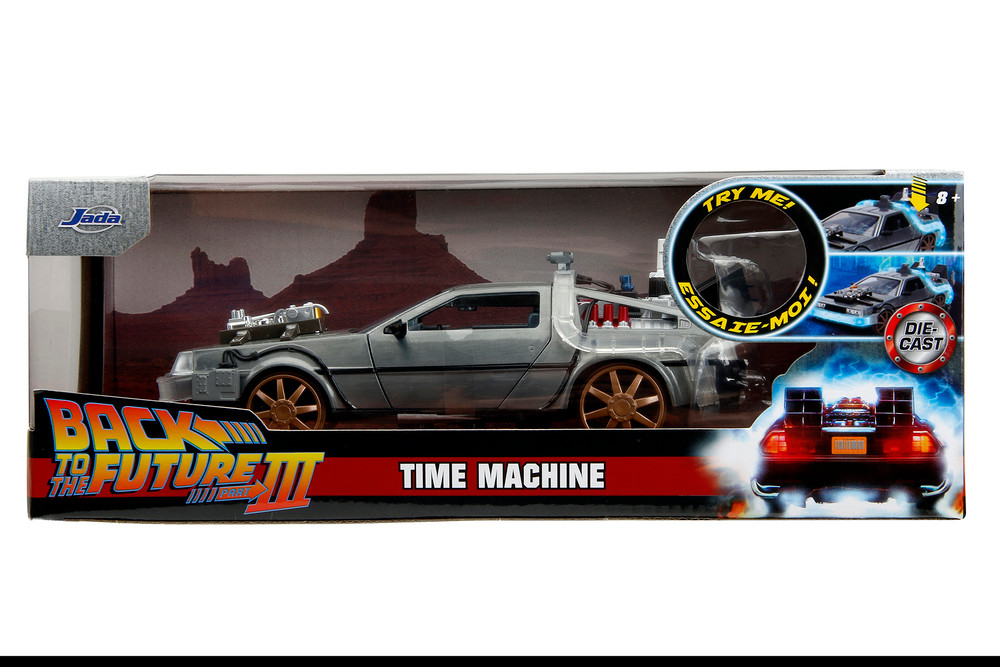 DeLorean Time Machine with Lights, Back to the Future III, Jada
