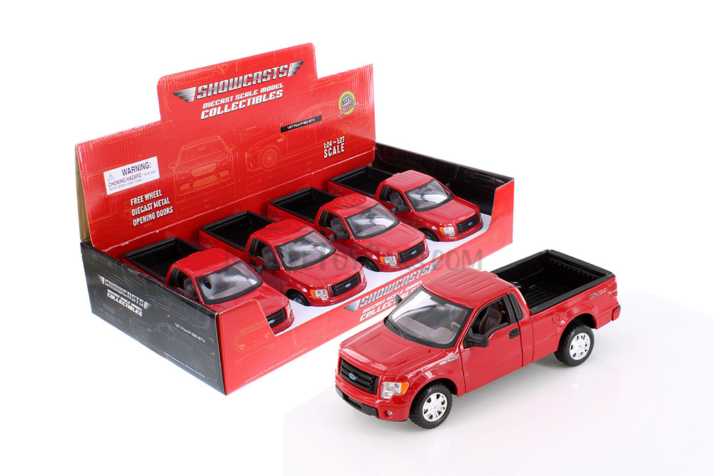 2010 Ford F-150 STX Pickup, Red - Showcasts 37270 - 1/27 Scale Diecast Model Toy Car (1 Car, No Box)