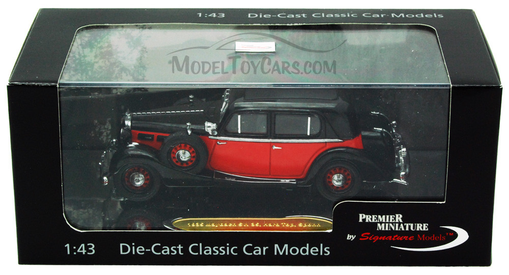 Maybach57Sミニカー 1935 Maybach SW35 Spohn , Black & Red - Signature Models