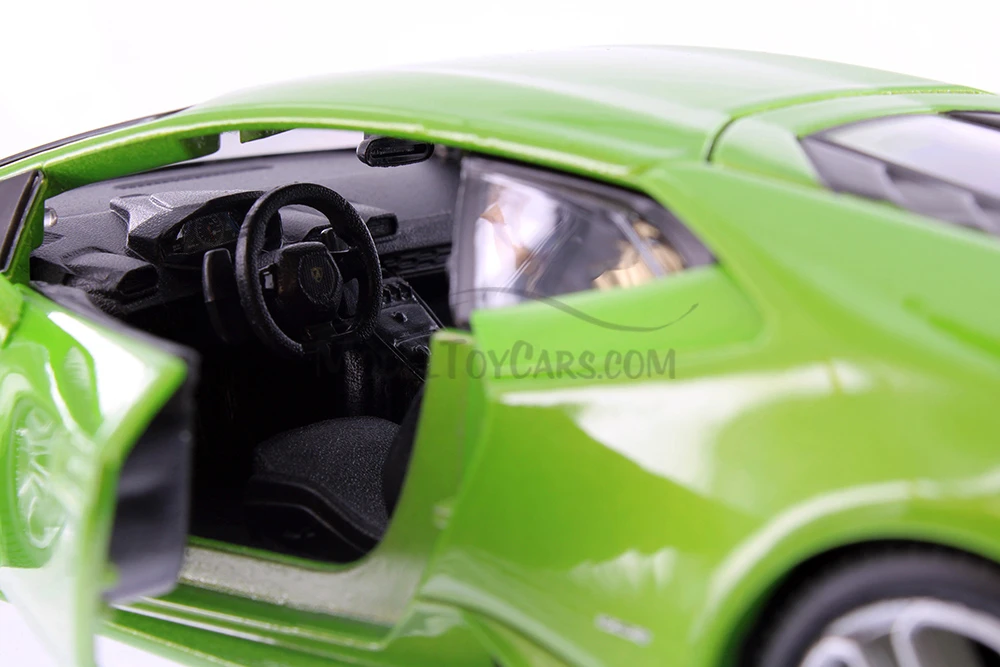 Lamborghini Huracan Coupe, Green - Showcasts 37509 - 1/24 Scale Diecast Model Toy Car (1 Car, No Box)