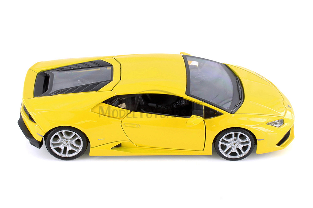Lamborghini Huracan Coupe, Yellow - Showcasts 37509 - 1/24 Scale