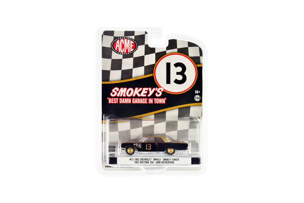 1963 Chevy Impala #13, Johnny Rutherford Smokey Yunick's Garage