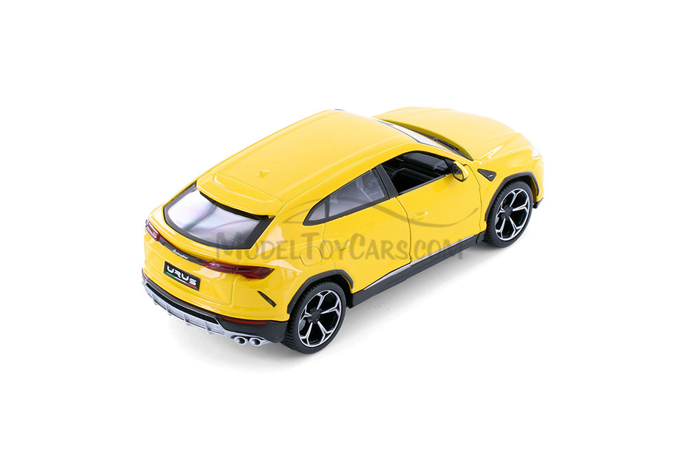 2018 Lamborghini Urus Hardtop, Yellow - Showcasts 37519 - 1/24 Scale Diecast Model Toy Car (1 Car, No Box)