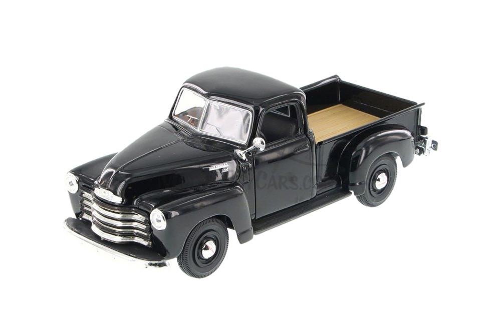 1950 Chevy 3100 Pickup Truck, Black - Showcasts 37952 - 1/24 Scale Diecast Model Toy Car (1 Car, No Box)