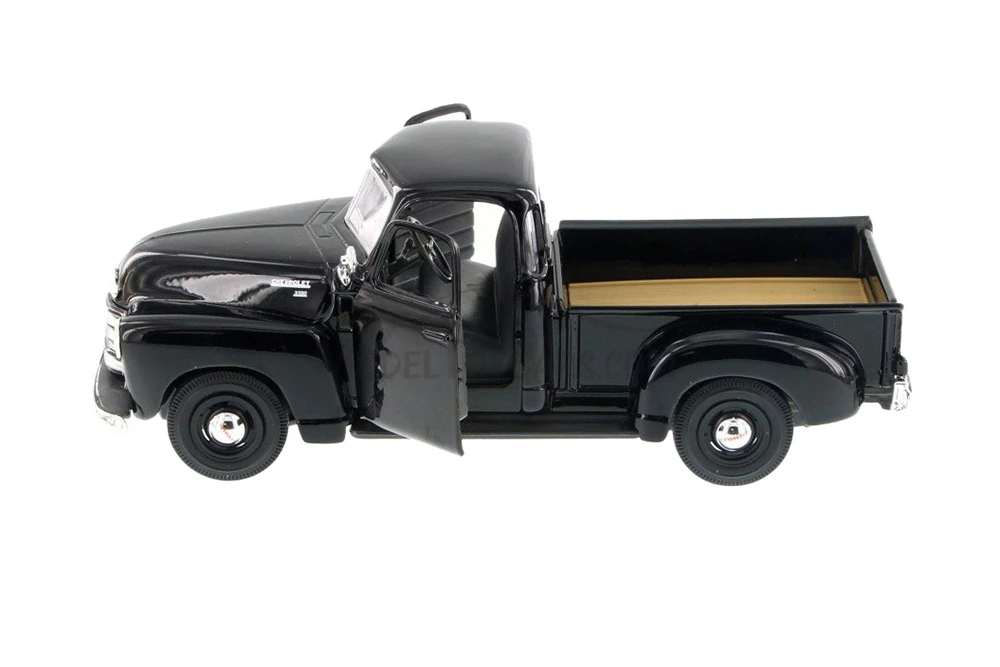 1950 Chevy 3100 Pickup Truck, Black - Showcasts 37952 - 1/24 Scale Diecast Model Toy Car (1 Car, No Box)