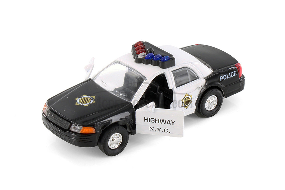 NYC Police Car, Black - Showcasts 9985DNY/3 - 5
