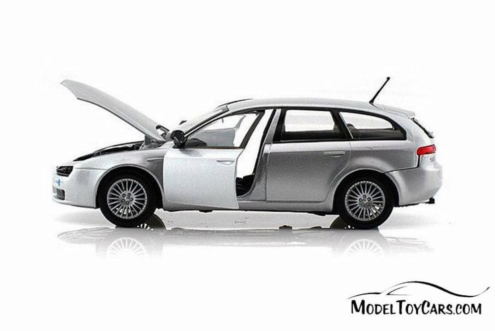 Alfa-Romeo 159 SW Hardtop, Silver - Showcasts 73372SV/6 - 1/24 scale Diecast Model Toy Car