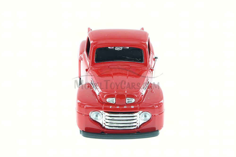 1948 Ford F-1 Pickup Truck, Red - Showcasts 37935 - 1/24 Scale Diecast Model Toy Car (1 Car, No Box)