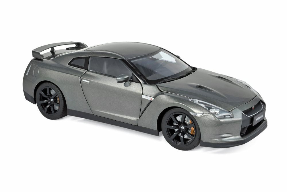 2008 Nissan GTR R-35 Hard Top, Dark Grey - Norev 188053 - 1/18