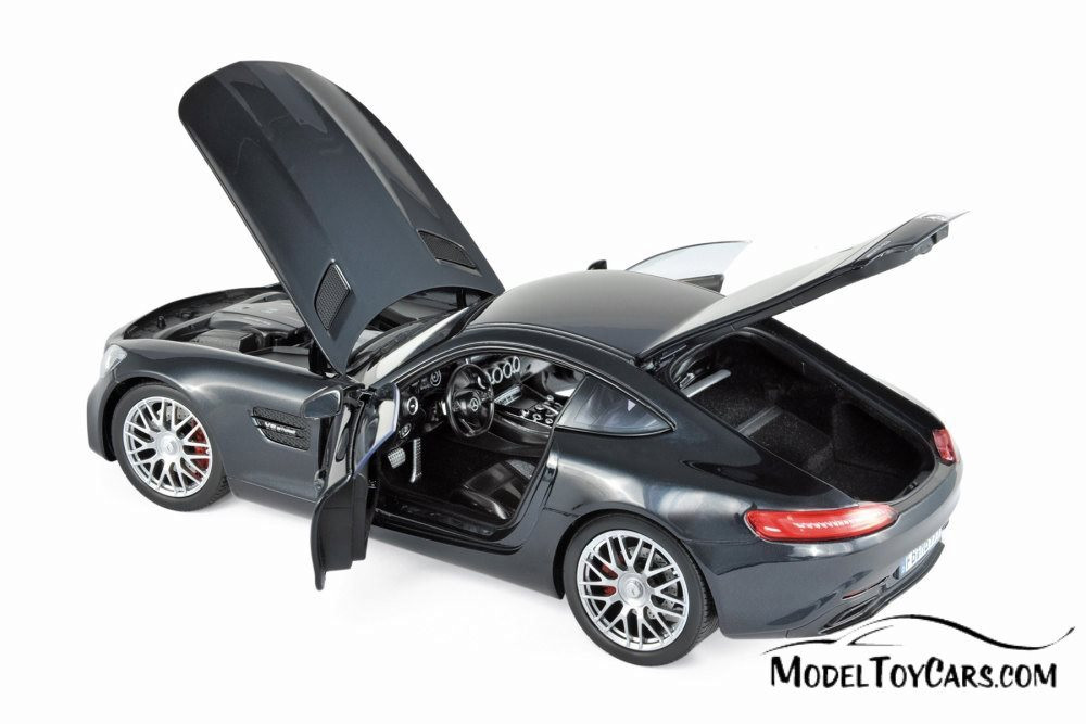 Mercedes-Benz ミニカー ブラック 2018 Mercedes-Benz AMG GT S Hard Top, Black Metallic - Norev