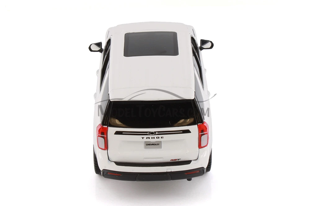 2021 Chevy Tahoe, White - Showcasts 37533 - 1/26 Scale Diecast Model Toy Car (1 Car, No Box)