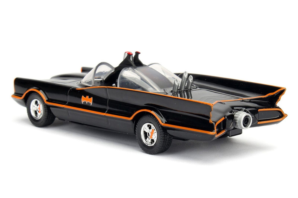 Classic TV Series 1966 Batmobile, Black - Jada Toys 35758DPA1 - 1/32 Scale Diecast Model Toy Car