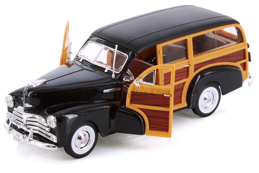 1948 Chevy Fleetmaster, Black - Showcasts® 22083 - 1/24 scale Diecast Model Toy Car (No Box)